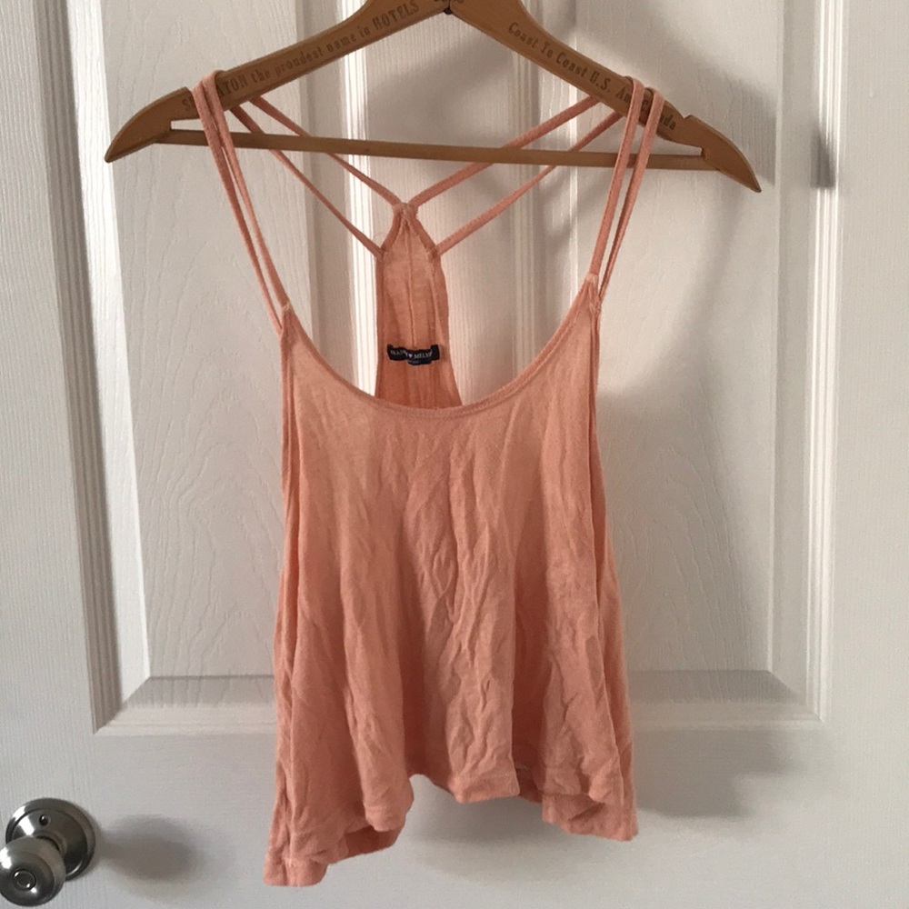 brandy melville tank: one size fits all